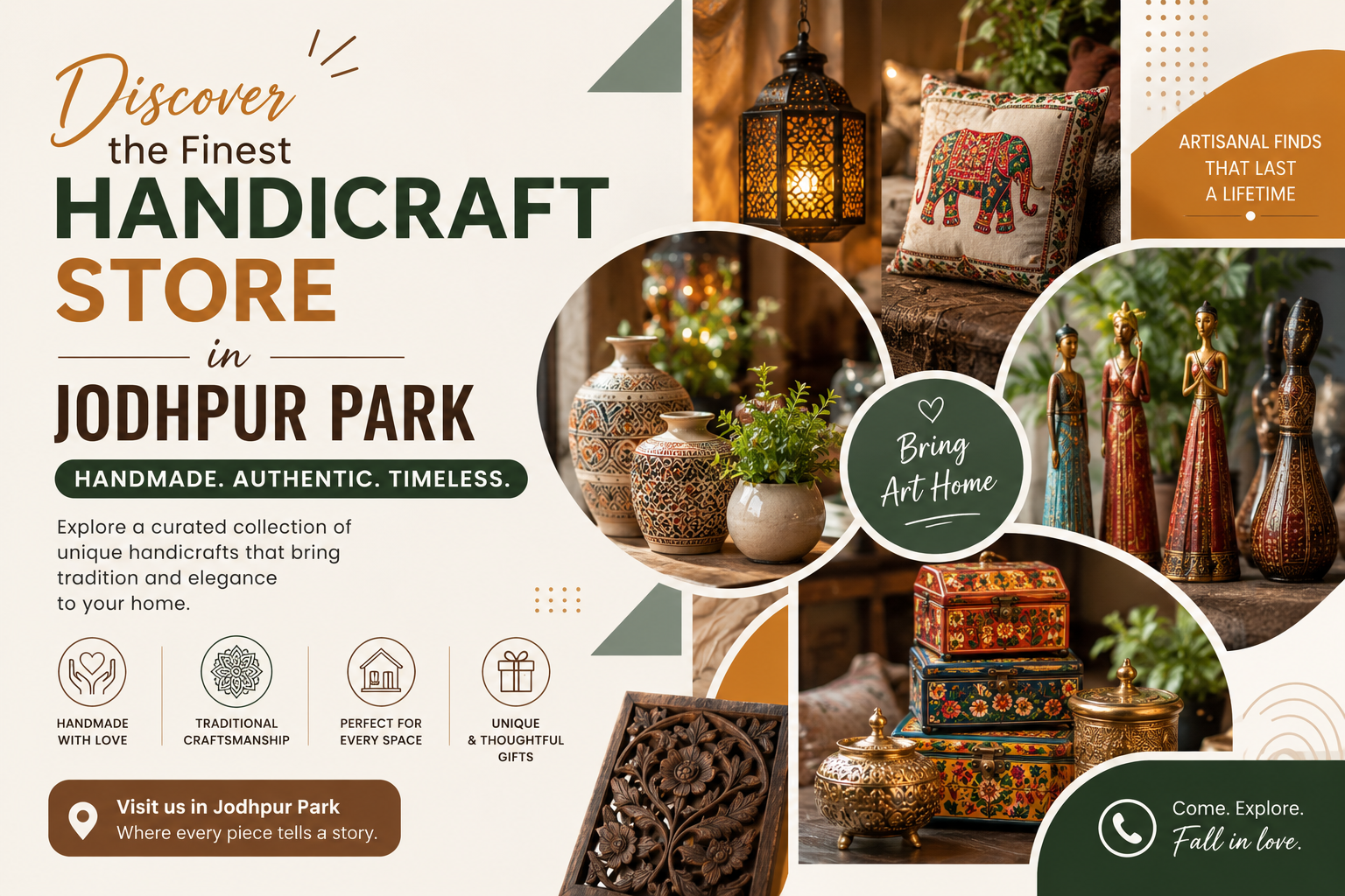 Discover the Finest Handicraft Store in Jodhpur Park